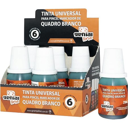 Tinta Marcador Quadro Branco Reabastecedor Genial 20ML VERD