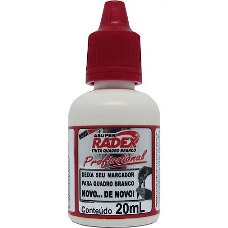 Tinta Marcador Quadro Branco Reabastecedor 20ML Vermelho