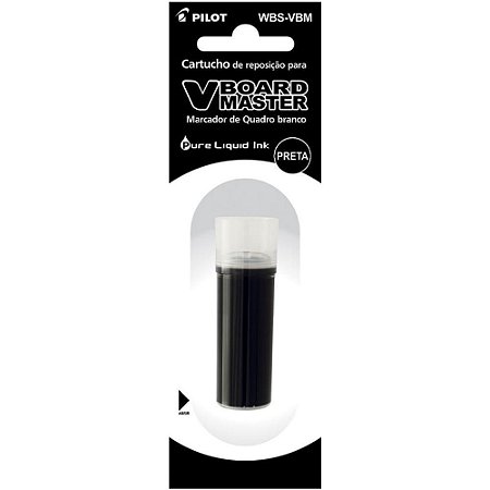 Tinta Marcador Quadro Branco Refil 5,5ML Preto WBS-VBM