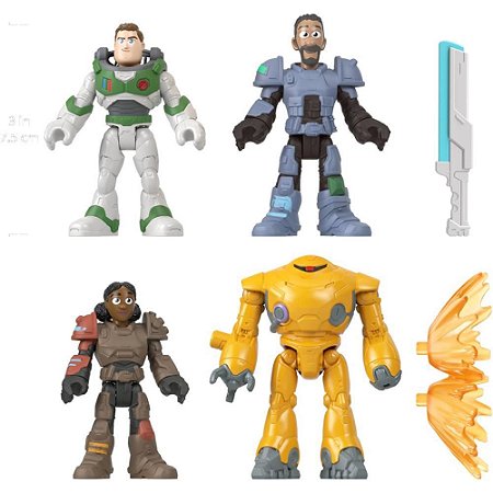 Imaginext Lightyear Patrulha ZAP 4PACK