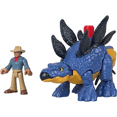 Imaginext JW Stegosaurus e DR. GRANT