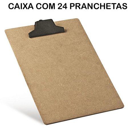 Prancheta Duratex Oficio MDF C/PRENDEDOR PLAST. (7896292211711)