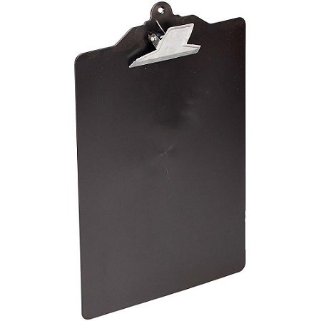 Prancheta Plastica A4 C/PREND.METAL Linha BLACK