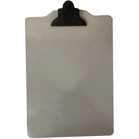 Prancheta Plastica A4 C/PREND.PLASTICO Fume