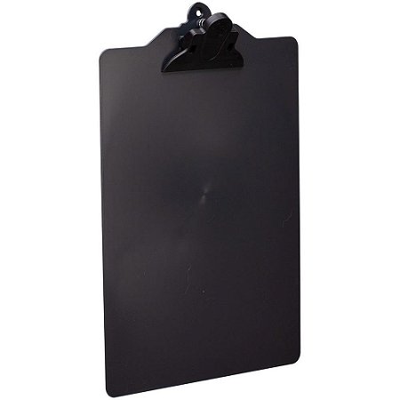 Prancheta Plastica A4 C/PREND.PLAST. Linha BLACK