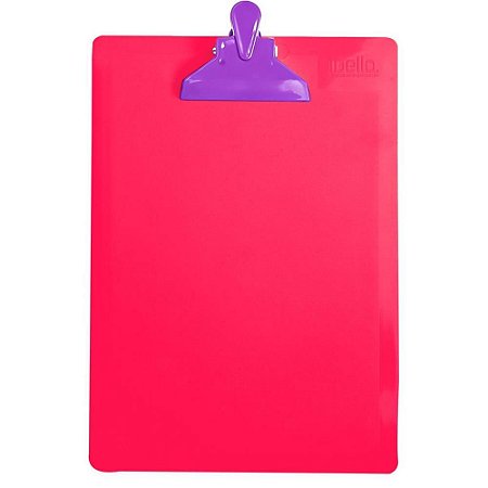 Prancheta Plastica Oficio FULL Color PINK