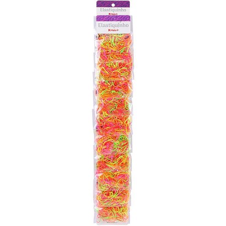 Acessorio para Cabelo Elastiquinho COLOR.1,5CM 3,5G PCT.C/10