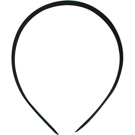 Acessorio para Cabelo Tiara PLAST ACHATADA 10MM PRET