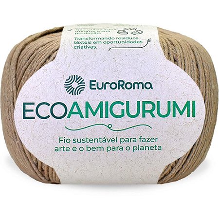 Linha para Croche Ecoamigurumi Bege 8/7 Fios 160G 254MTS