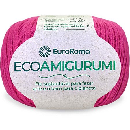 Linha para Croche Ecoamigurumi PINK 8/7 Fios 160G 254MTS