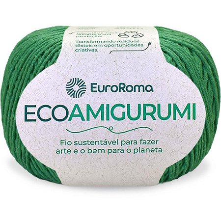 Linha para Croche Ecoamigurumi Verde BAND 8/7FIOS 160G 250MT