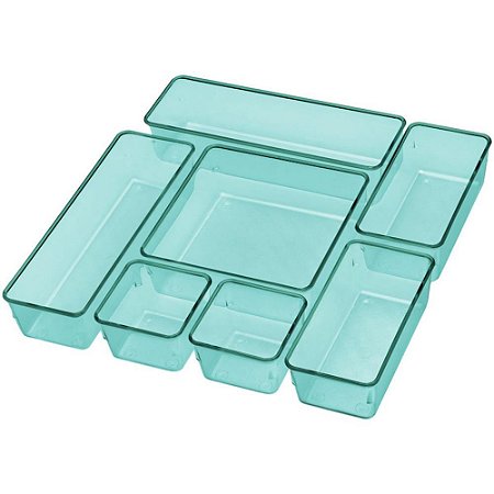 Organizador Potes SORT. Verde 4 PEQ/3 GRAN