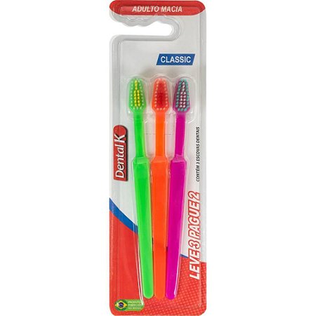 Escova Dental Adulto Classic L3 P2 (S)