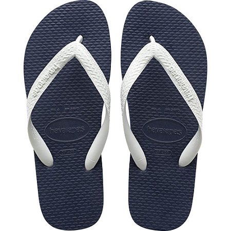 Chinelo Havaianas Unissex Color MIX 41/2 MARINHO/BRANCO