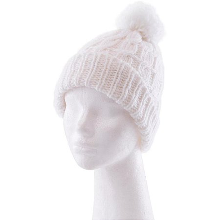 Touca Croche C/ Pompom Poliester (S)