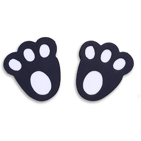 Decoracao de Pascoa Caminho Pata Coelho 5X6CM.