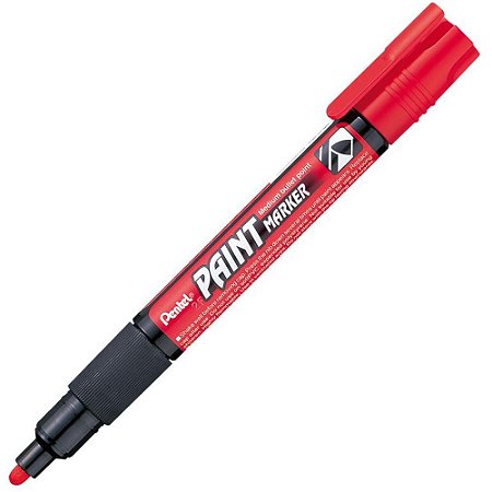 Marcador Artistico Paint Marker 4.0MM Vermelho