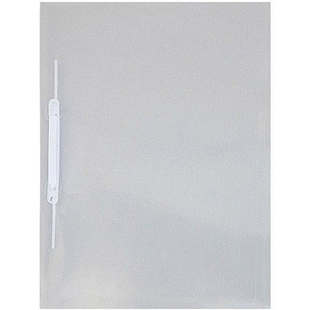 Pasta Grampo Trilho Plastica Oficio Cristal PCTE C/10 ACP