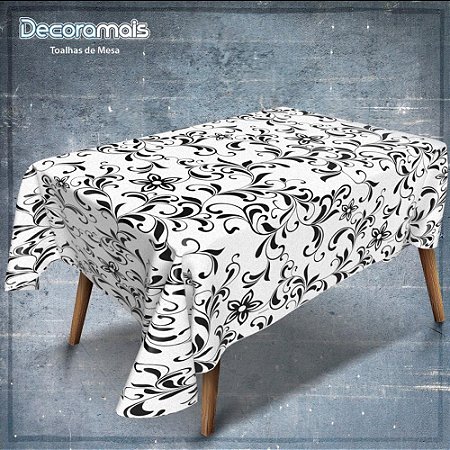 Toalha Termica Arabesco Preto 1,40 X 30M.