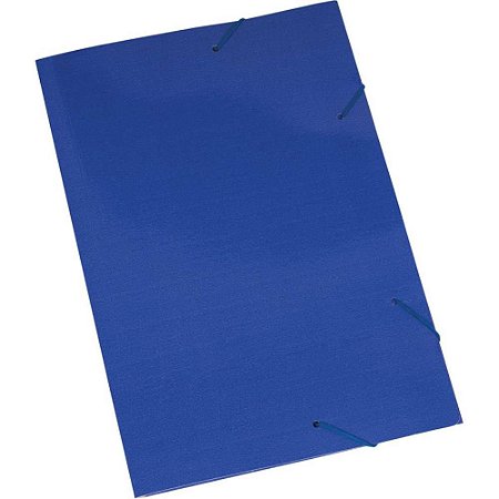 Pasta ABA Elastica Papel Oficio Azul (7897478423782)