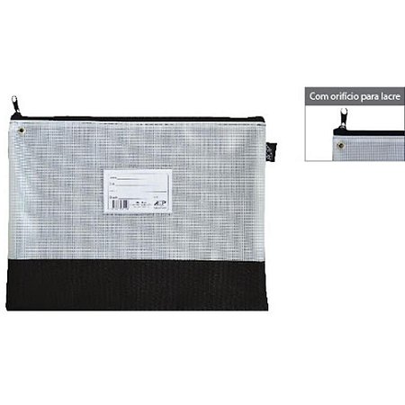 Pasta Malote NYLON C/ZIPER 25X34,5CM PT