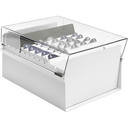 Fichario de Mesa C/ Base de ACO 6X9 BR/CR