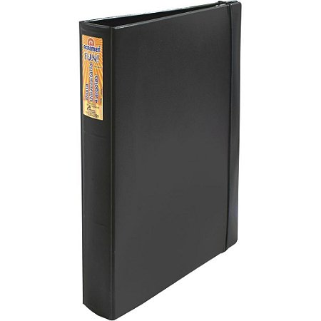 Fichario de PVC Polipropileno Preto