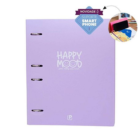 Fichario de PVC Colegial CD 10 DIV. Lilas PAST