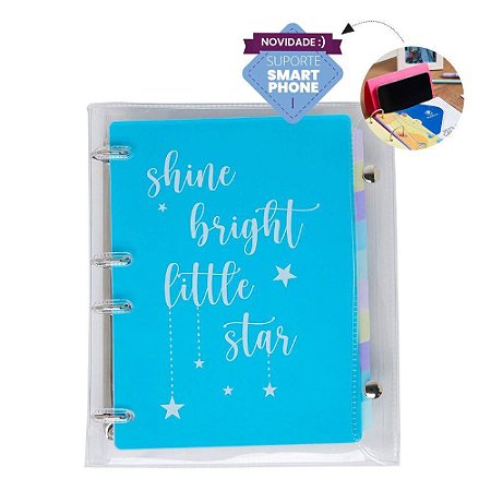 Fichario de PVC Colegial Inspire 10DIV. Azul