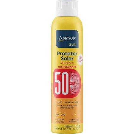 Protetor Solar Above FPS50 150ML. 120G.