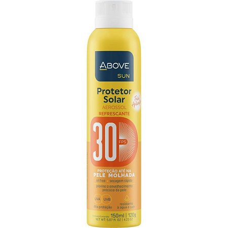 Protetor Solar Above FPS30 150ML. 120G.