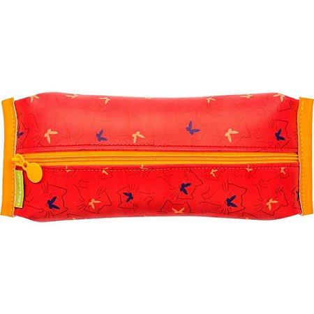 Estojo PVC PETS 1ZIPER Vermelho
