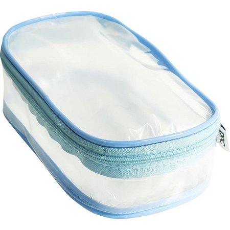 Estojo PVC Vision Cristal Bau Azul