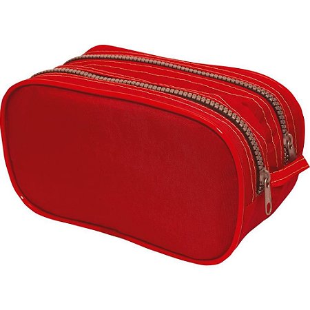 Estojo NYLON Retangular Duplo Cores (S)