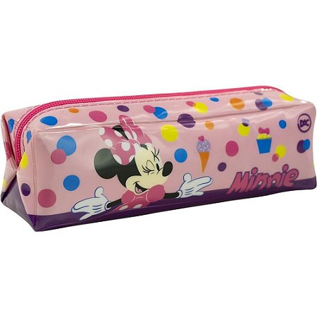 Estojo PVC Minnie Rosa