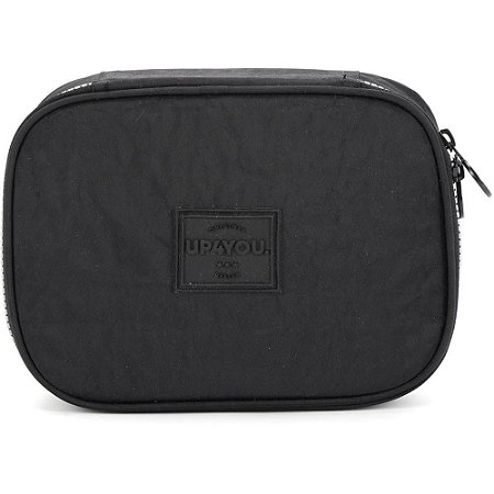 Estojo Tecido UP4YOU Crinkle G 1ZIPER Preto
