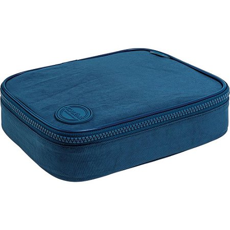Estojo Tecido Academie BOX GD Azul