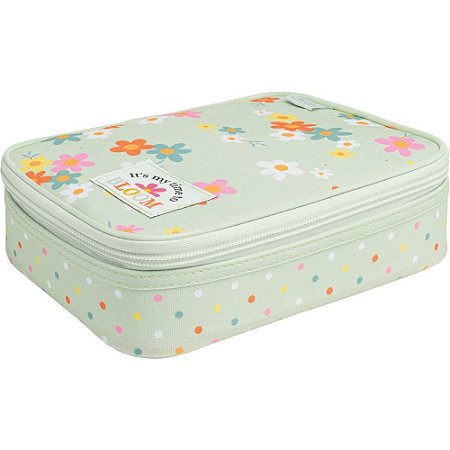 Estojo Tecido Academie BOX GD Floral