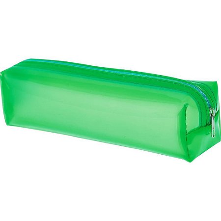 Estojo PVC LIGHTS Verde 1 Ziper Pequeno