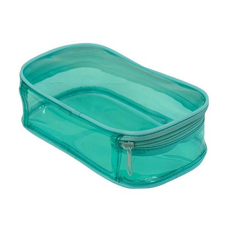 Estojo PVC Breeze Bau Verde Cristal G