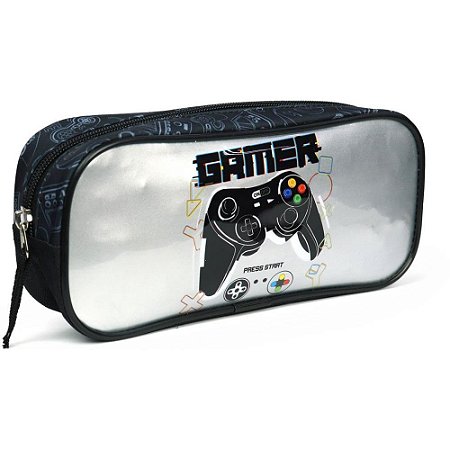 Estojo Tecido Gamer 1ZIPER Preto