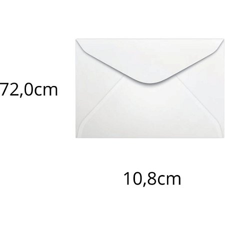 Envelope Visita 72X108 63GRS. Branco