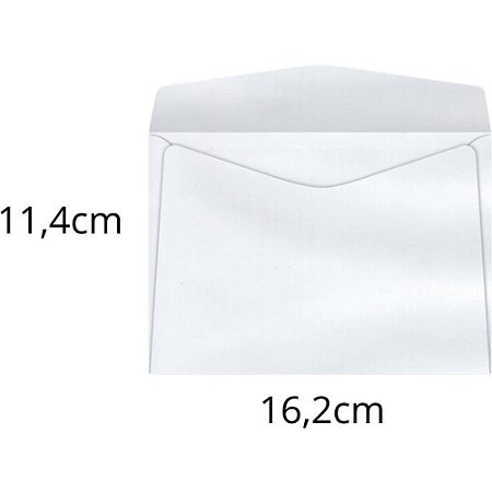 Envelope Comercial 114X162 63GRS. S/RPC Branco
