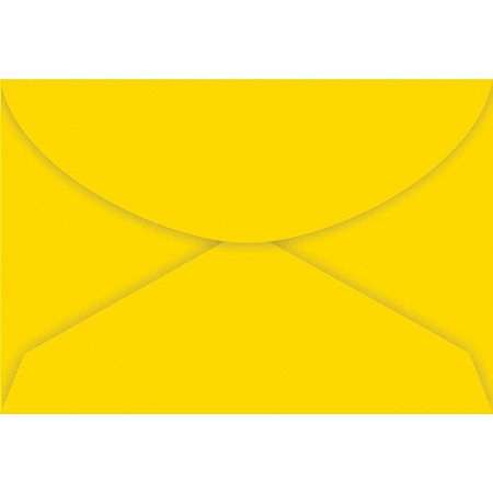 Envelope Visita Colorido Amarelo Color PLUS 80G.