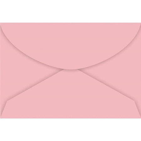 Envelope Visita Colorido Rosa Claro Color PLUS 80G.
