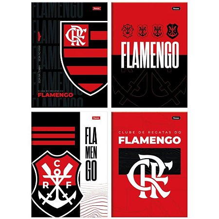 Caderno Brochurao Capa Dura Flamengo 80F