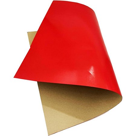 Papel Cartao Brilho Master 50X66CM. Vermelho