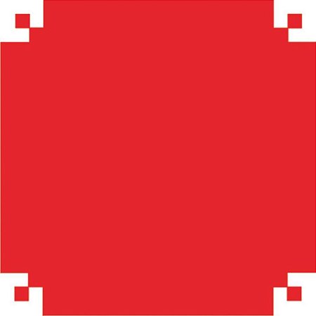 Papel Celofane 80X80CM. Liso Vermelho