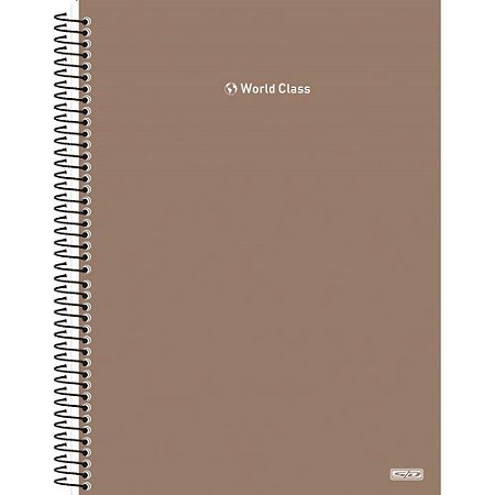 Caderno Espiral 1/4 Capa Dura WORLD CLASS 80F (17891321103309)
