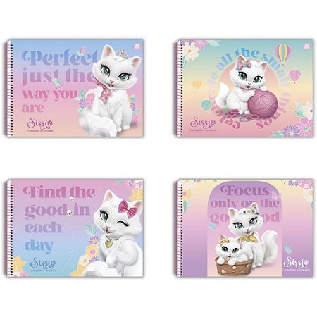 Caderno Desenho UNIV Capa Dura Sissi 80F (17891321103507)